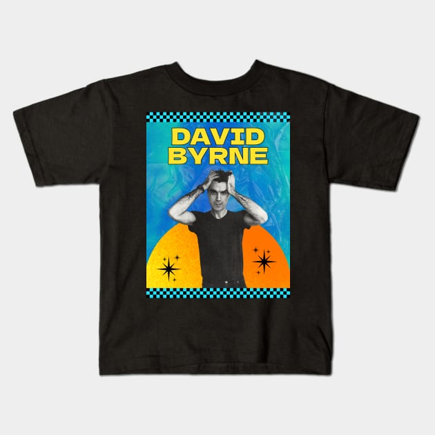 Retro Byrne Kids T-Shirt by Tiru Store 